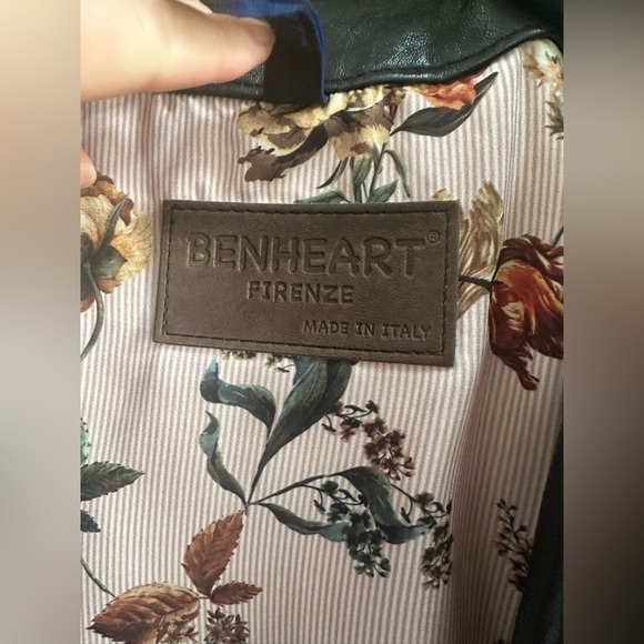 Benheart Cropped Leather Jacket โ Made in Italy ๐ฎ๐น Jeffrey size 44 (M) - Picture 9 of 11